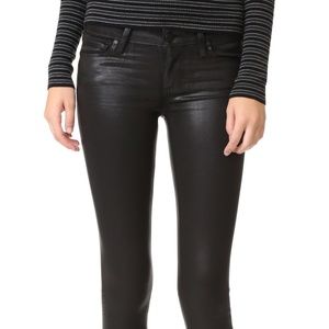 PAIGE Black Verdugo Ultra Skinny Glossy Jean